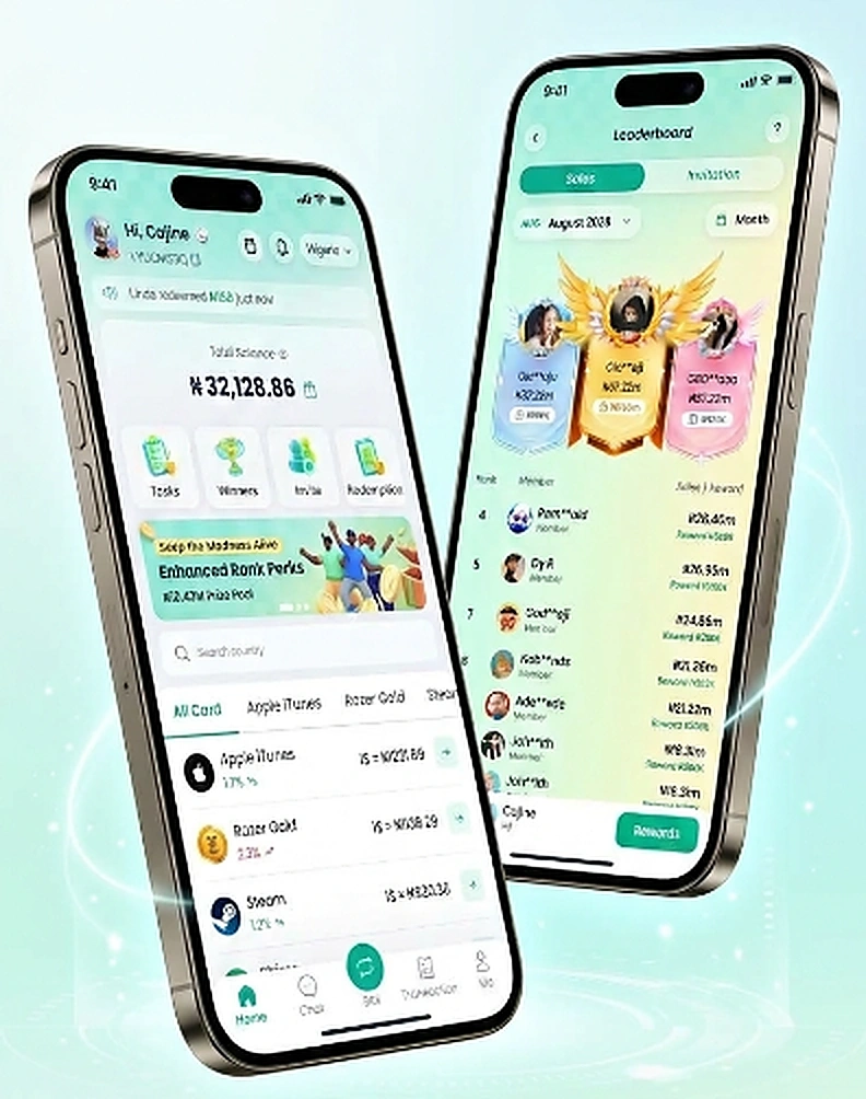 CardJoya Mobile App - Real Rates & Leaderboard Showcase